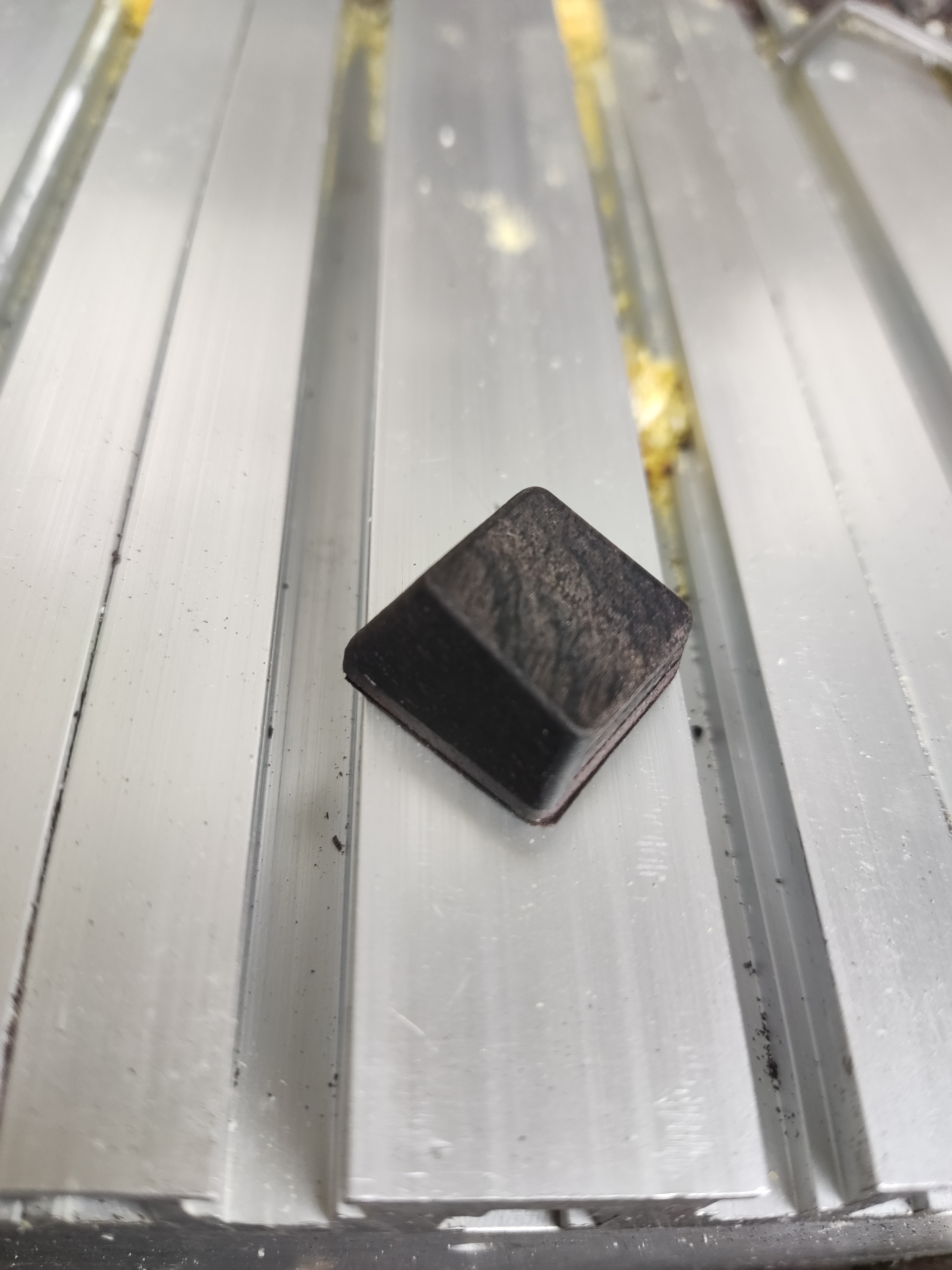 The front side of the keycap